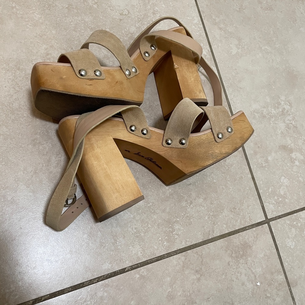 Sam Edelman wood heels